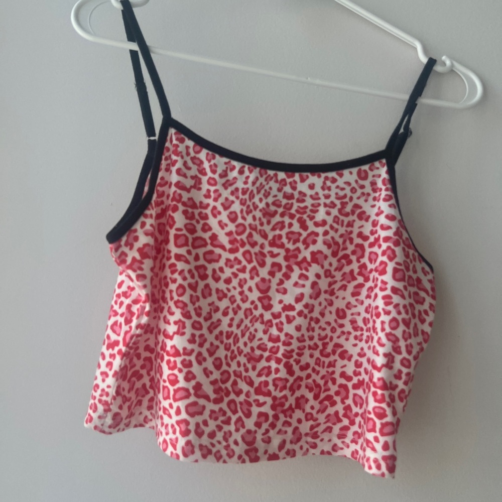 shein chetah print tank